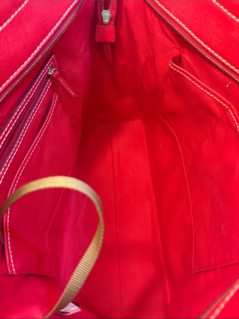 Dooney & Bourke Rec Leather Tote Bag - Picture 5 of 13